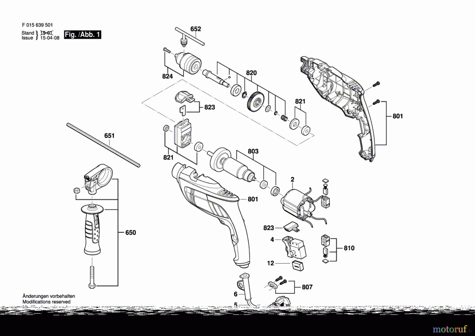  Bosch Werkzeug Schlagbohrmaschine 6395 Seite 1