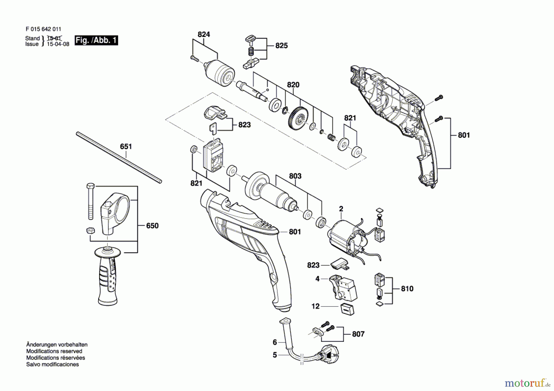  Bosch Werkzeug Schlagbohrmaschine 6420 Seite 1