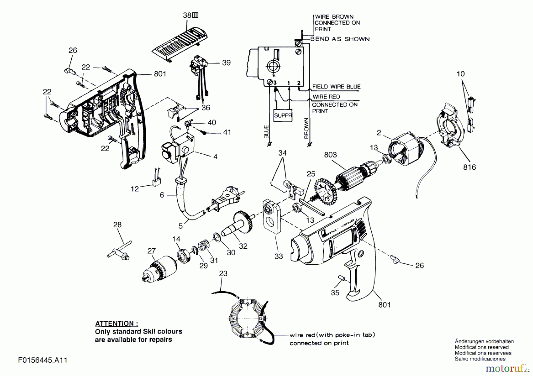  Bosch Werkzeug Schlagbohrmaschine 6445 H1 Seite 1