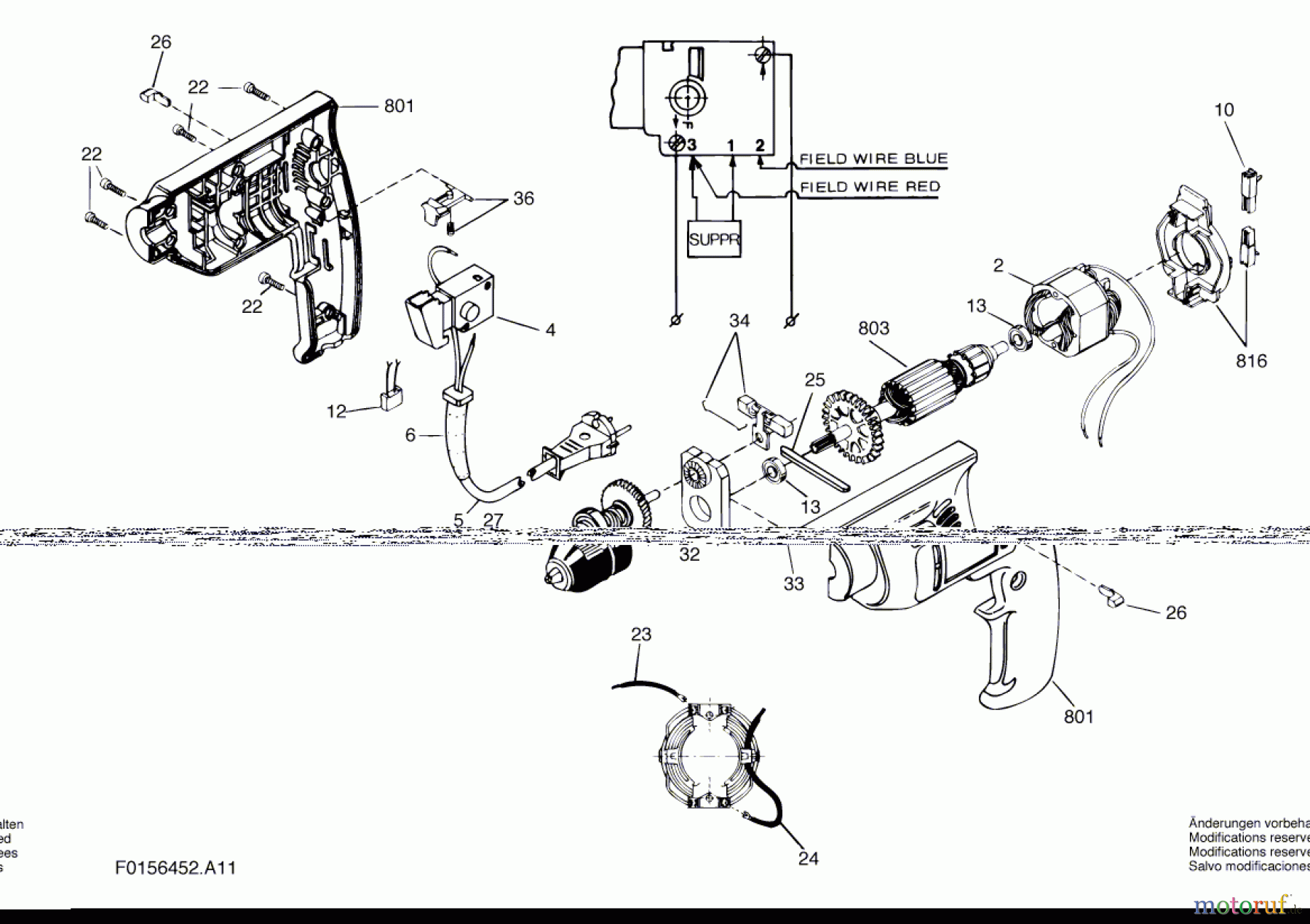  Bosch Werkzeug Schlagbohrmaschine 6452 H1 Seite 1