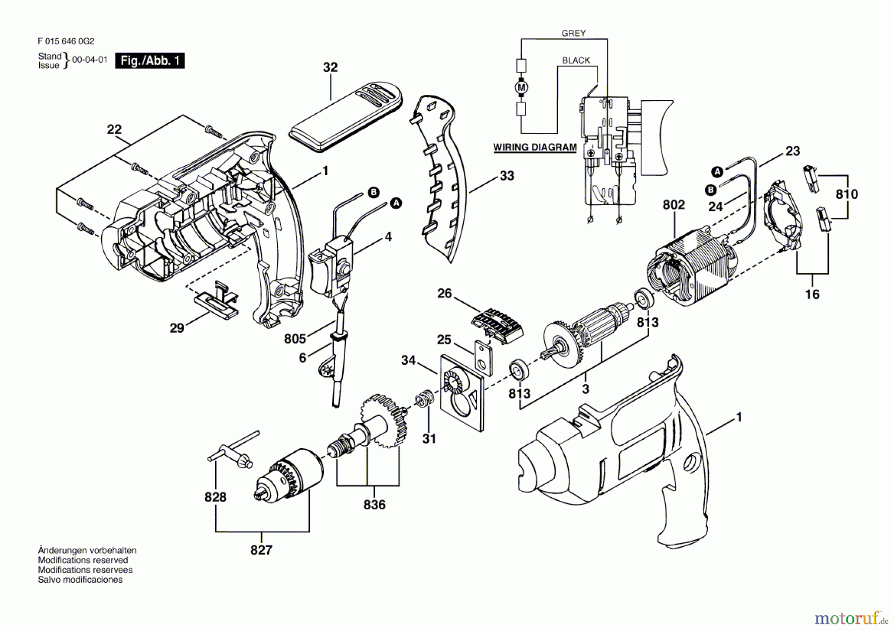  Bosch Werkzeug Ratsche 6460 Seite 1