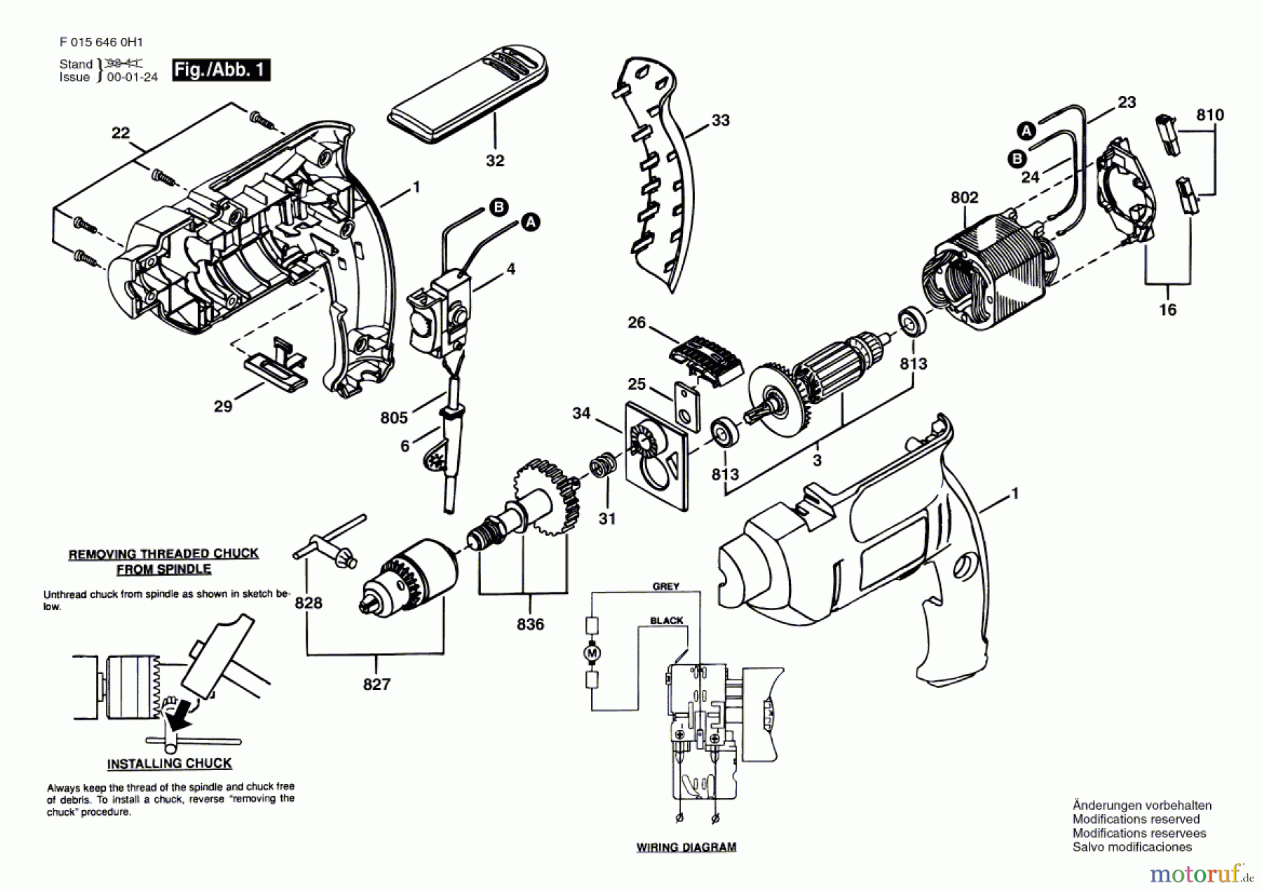  Bosch Werkzeug Ratsche 6460 Seite 1