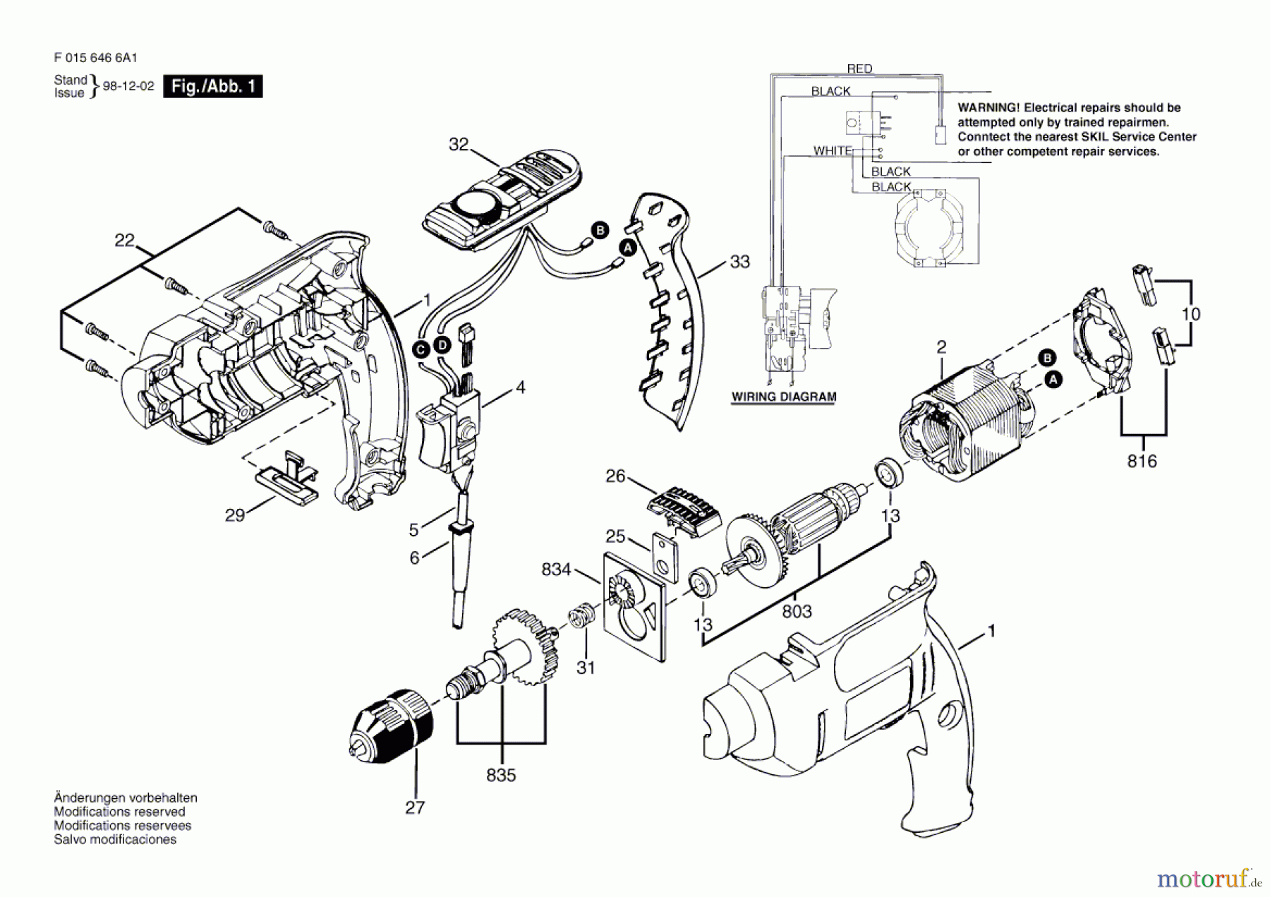  Bosch Werkzeug Ratsche 6466 Seite 1