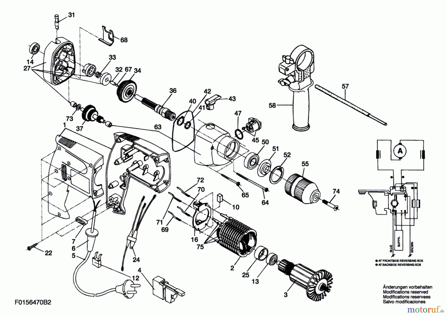  Bosch Werkzeug Schlagbohrmaschine 6470 H2 Seite 1