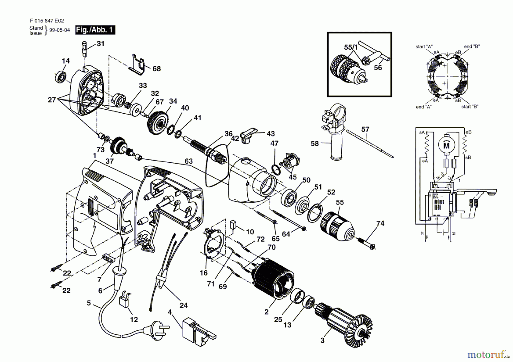  Bosch Werkzeug Hammer/Elektrowerkzeug 6470 H2 Seite 1