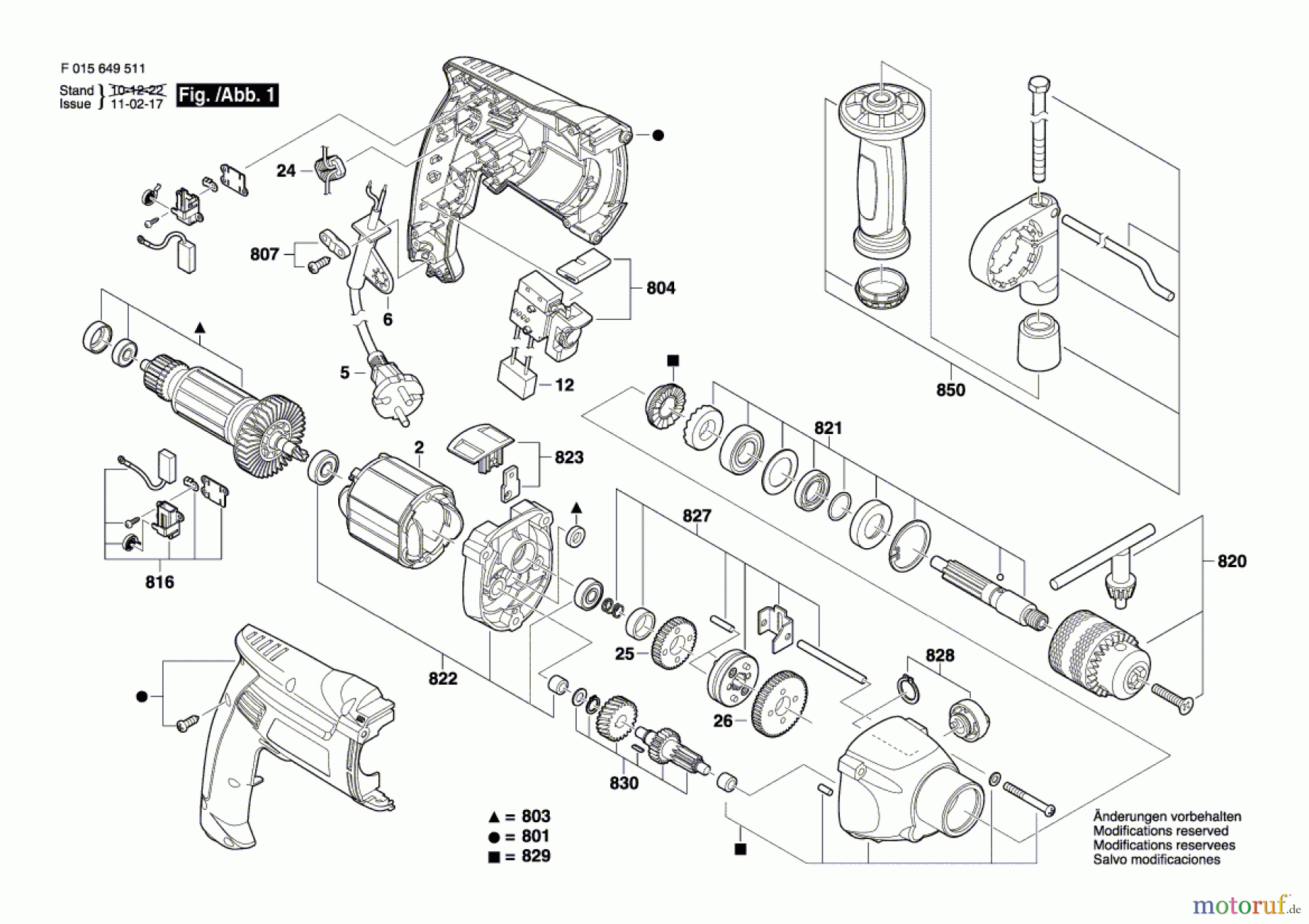  Bosch Werkzeug Schlagbohrmaschine 6495 Seite 1