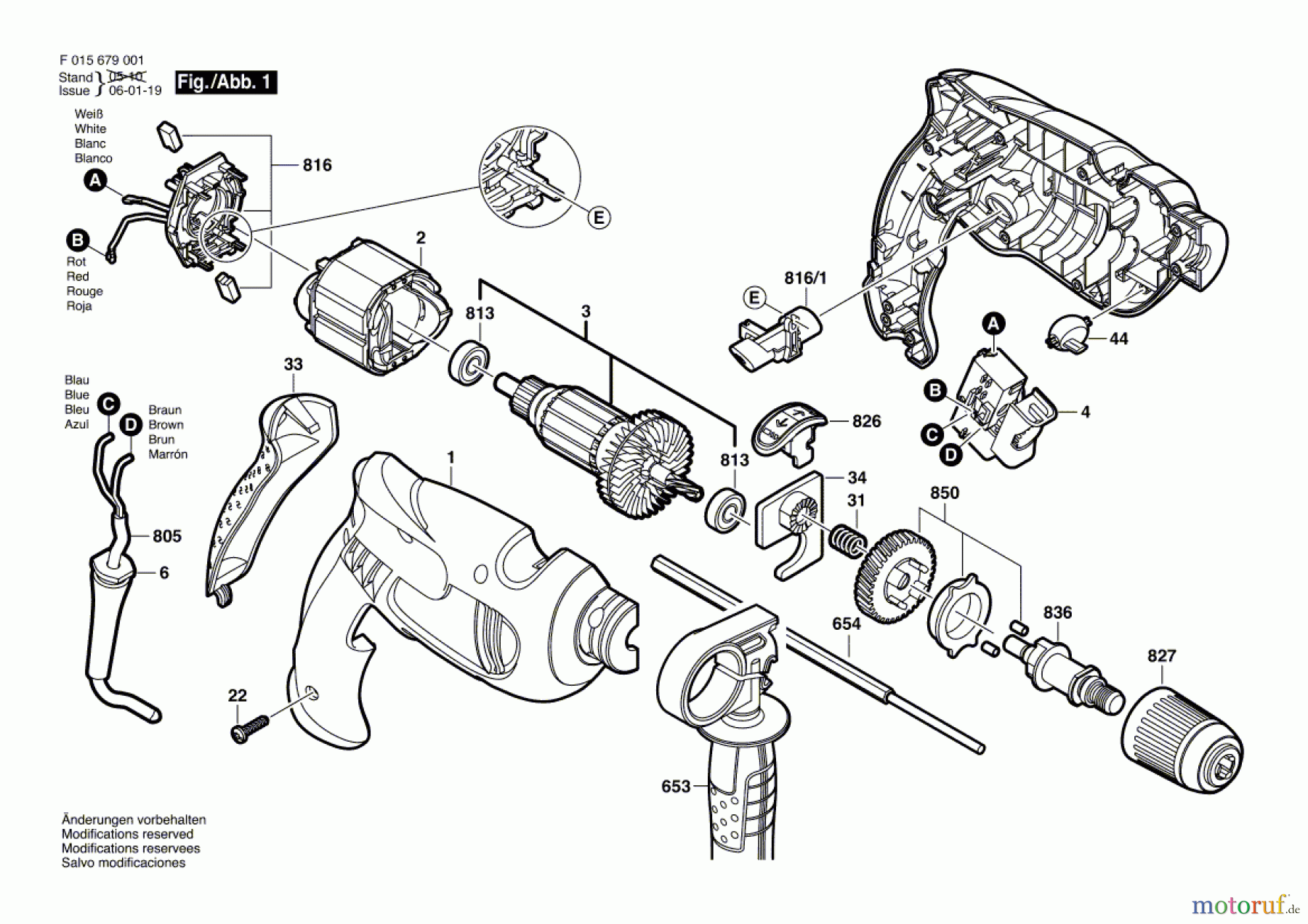  Bosch Werkzeug Schlagbohrmaschine 6790 Seite 1