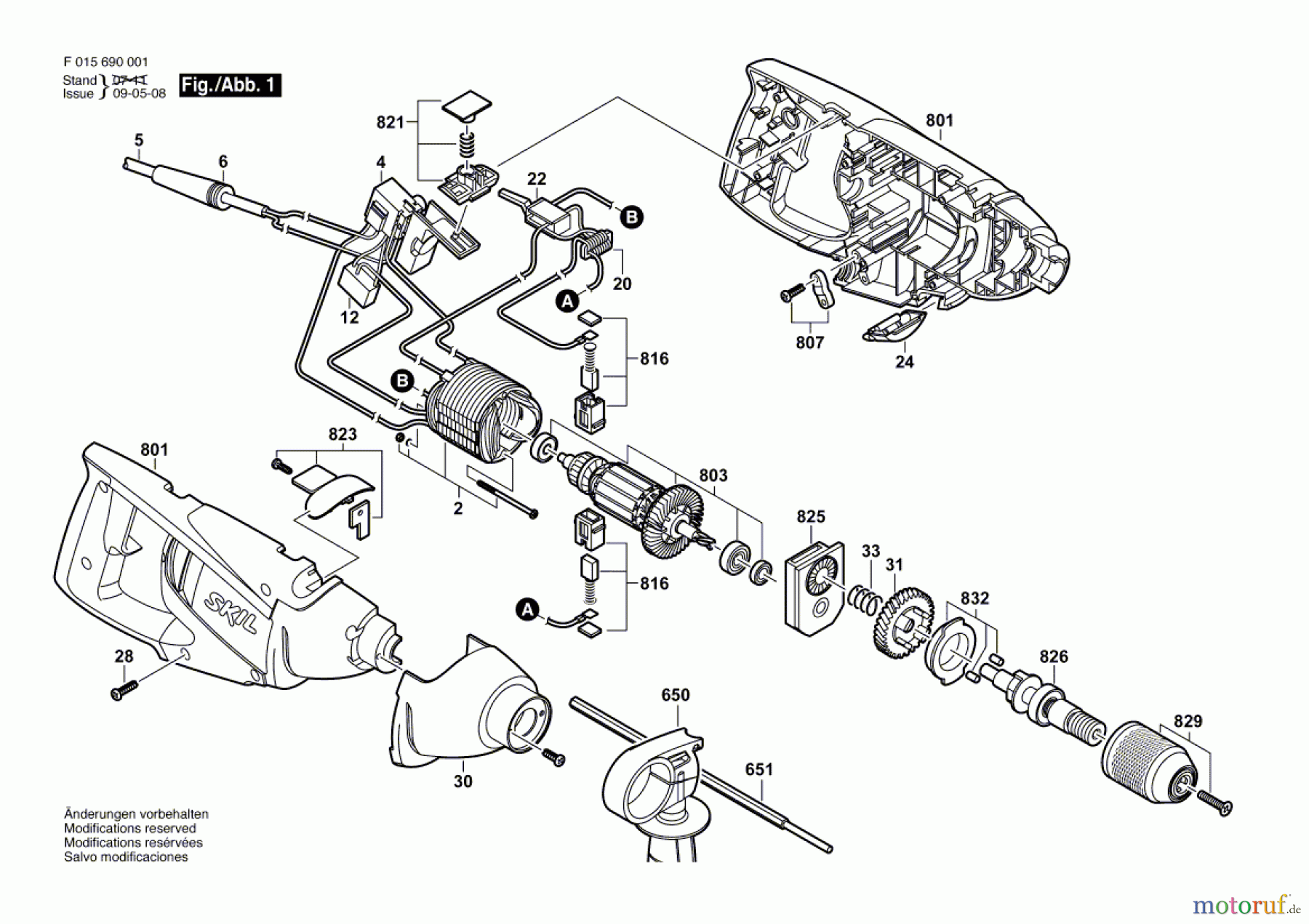  Bosch Werkzeug Schlagbohrmaschine 6910 Seite 1