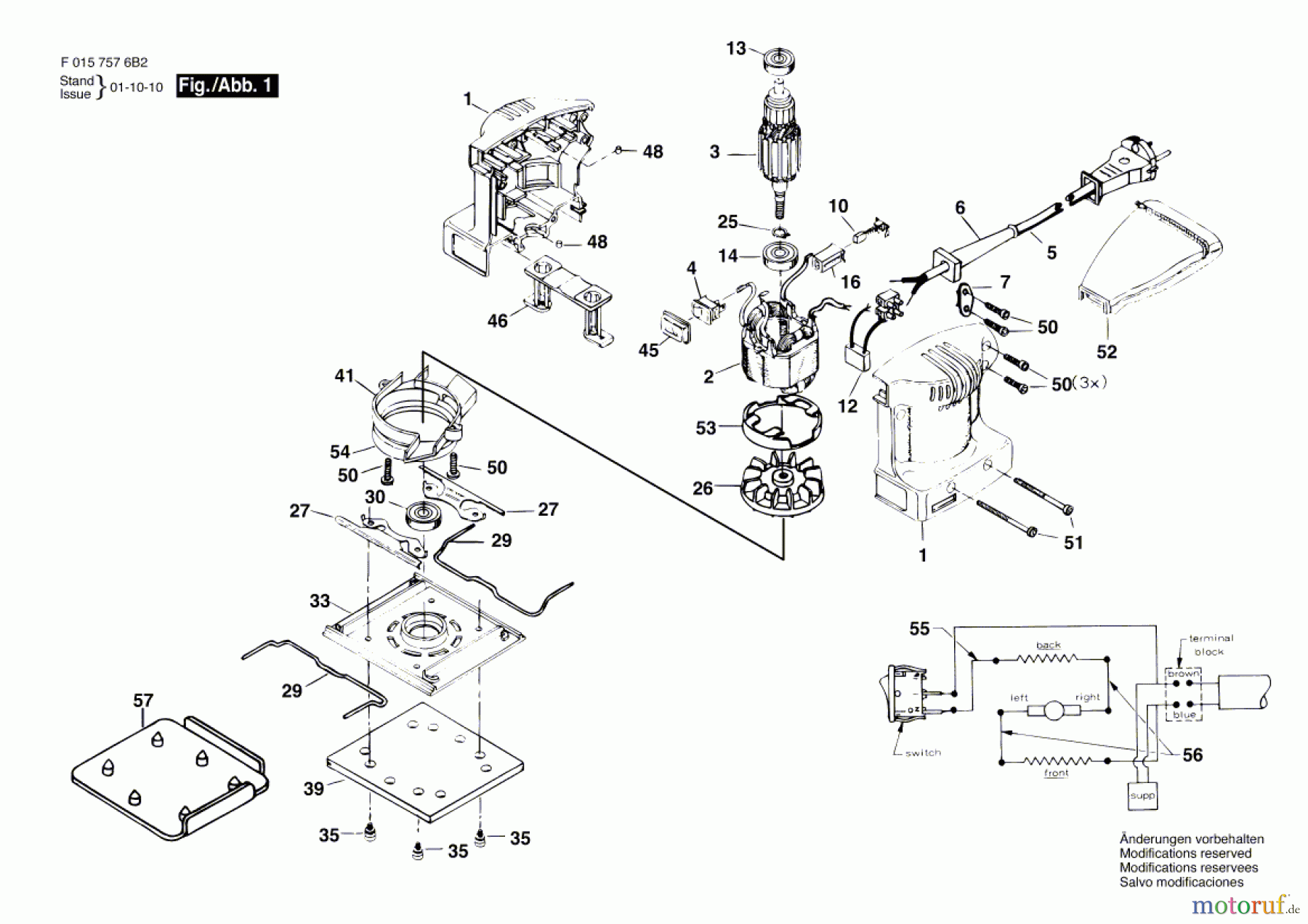  Bosch Werkzeug Gw-Schwingschleifer 7576 U2 Seite 1