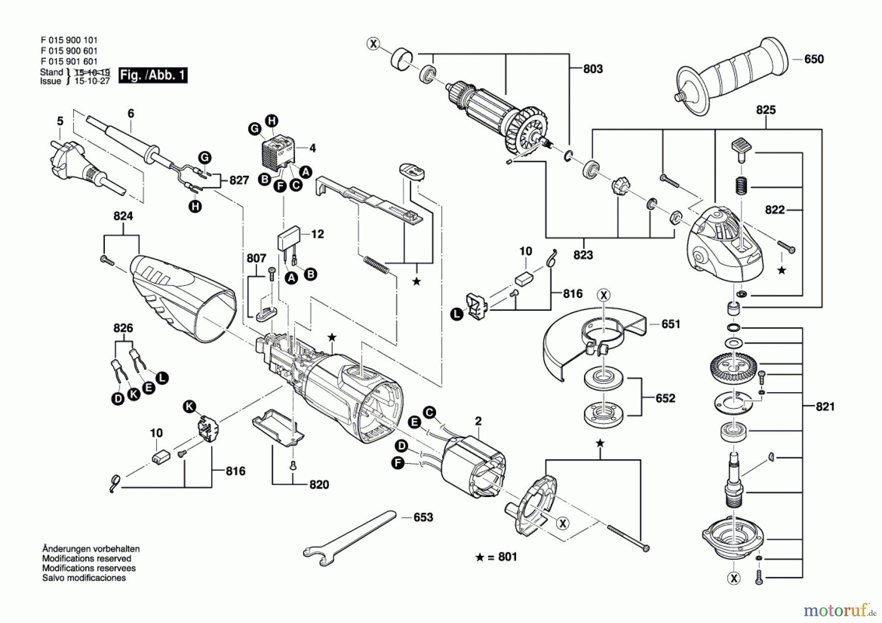  Bosch Werkzeug Pw-Winkelschleifer 9016 Seite 1