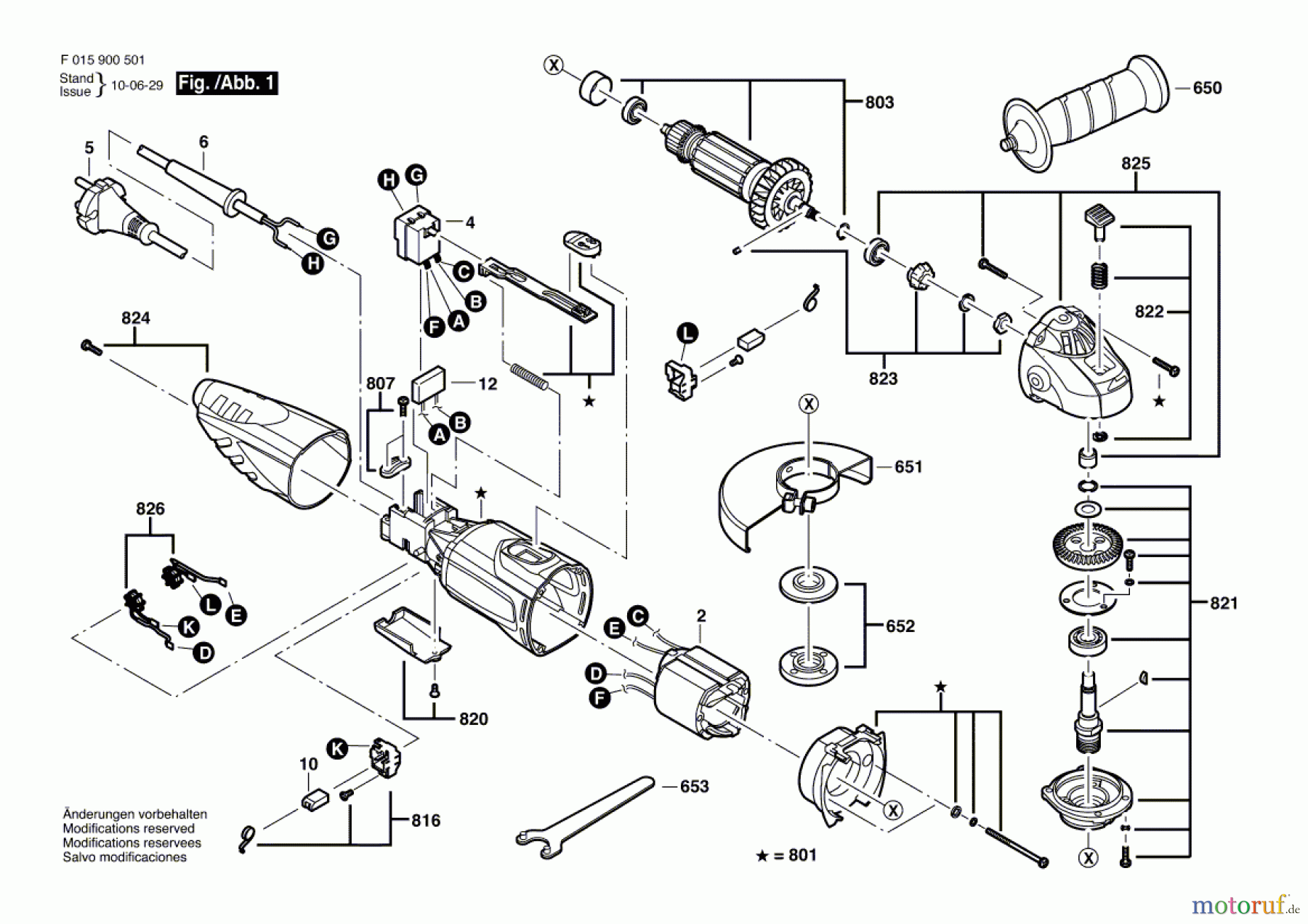  Bosch Werkzeug Winkelschleifer 9030 Seite 1