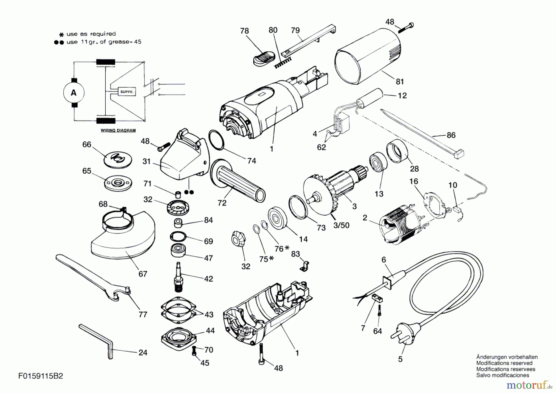  Bosch Werkzeug Hw-Winkelschleifer 9115 H2 Seite 1