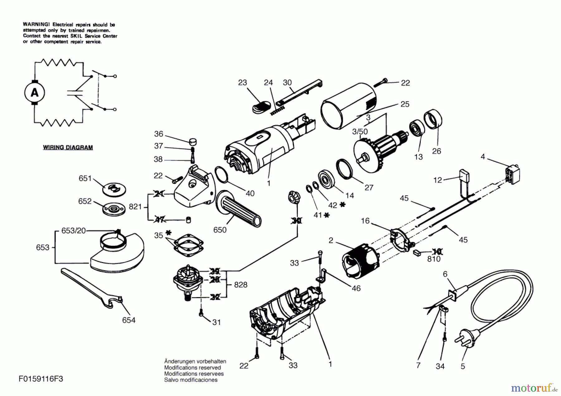  Bosch Werkzeug Winkelschleifer 9116 Seite 1