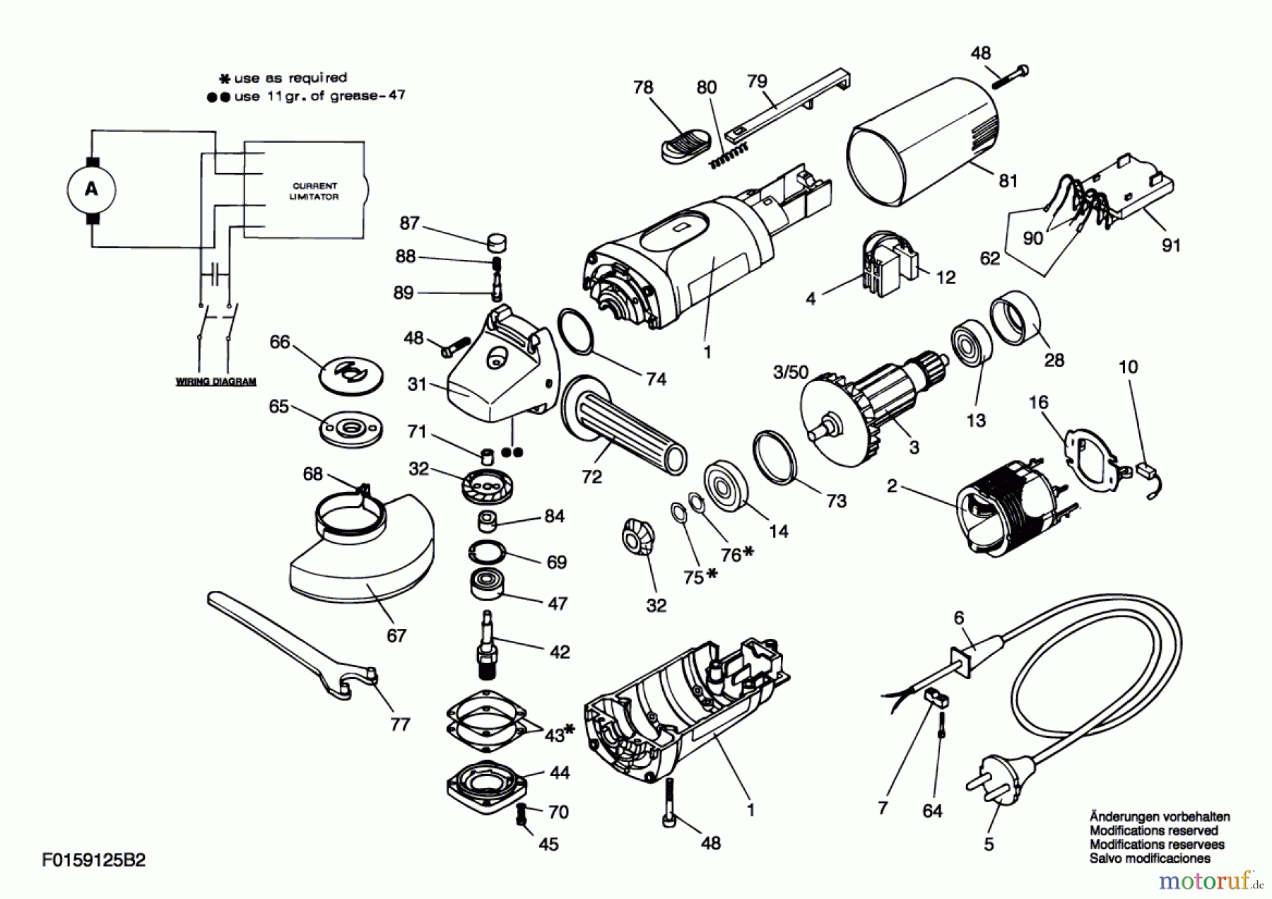  Bosch Werkzeug Hw-Winkelschleifer 9125 H2 Seite 1