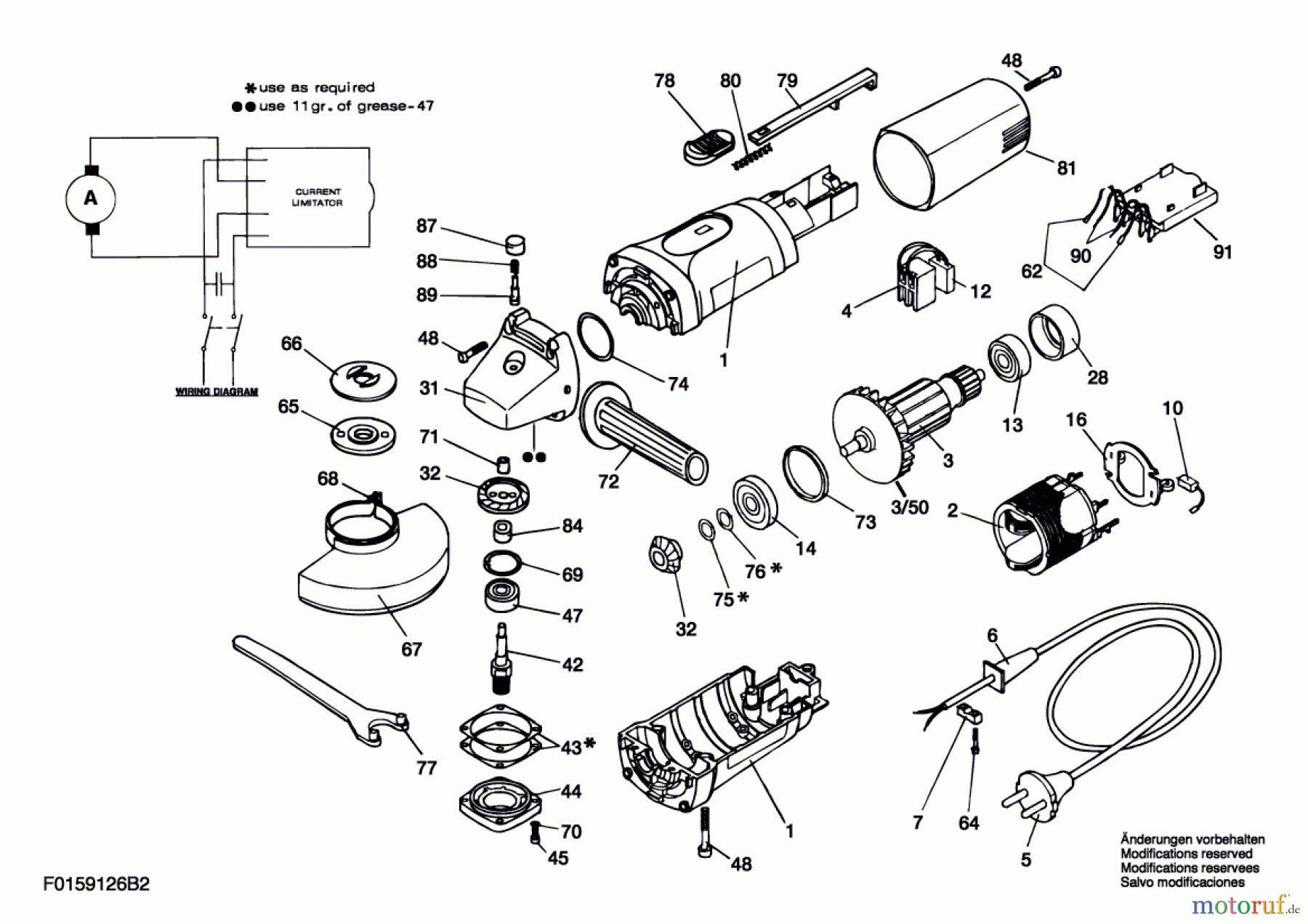  Bosch Werkzeug Hw-Winkelschleifer 9126 H2 Seite 1