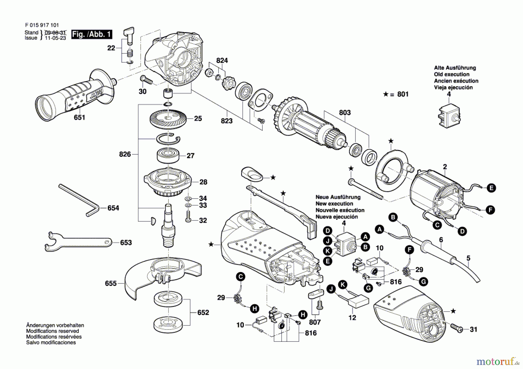  Bosch Werkzeug Pw-Winkelschleifer 9176 Seite 1