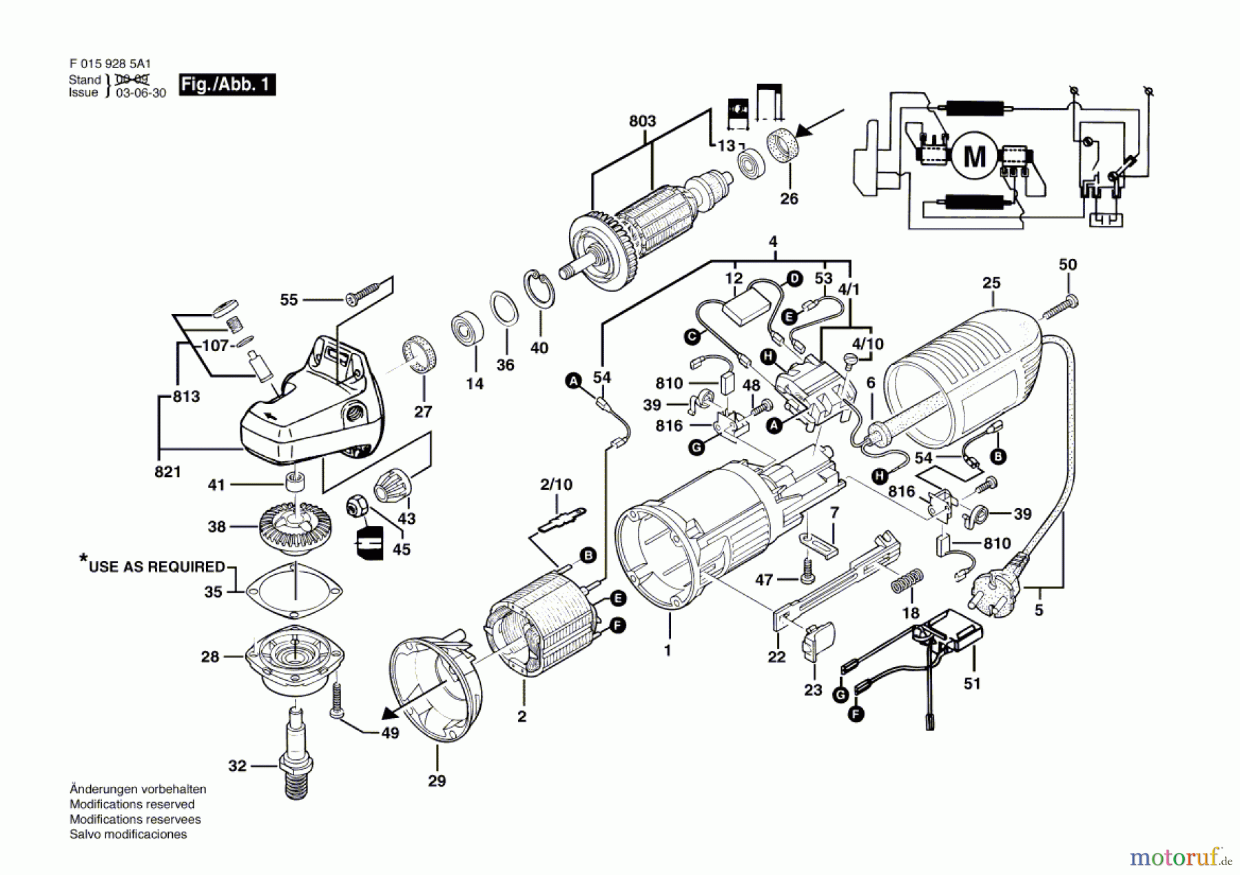  Bosch Werkzeug Winkelschleifer 9280 Seite 1