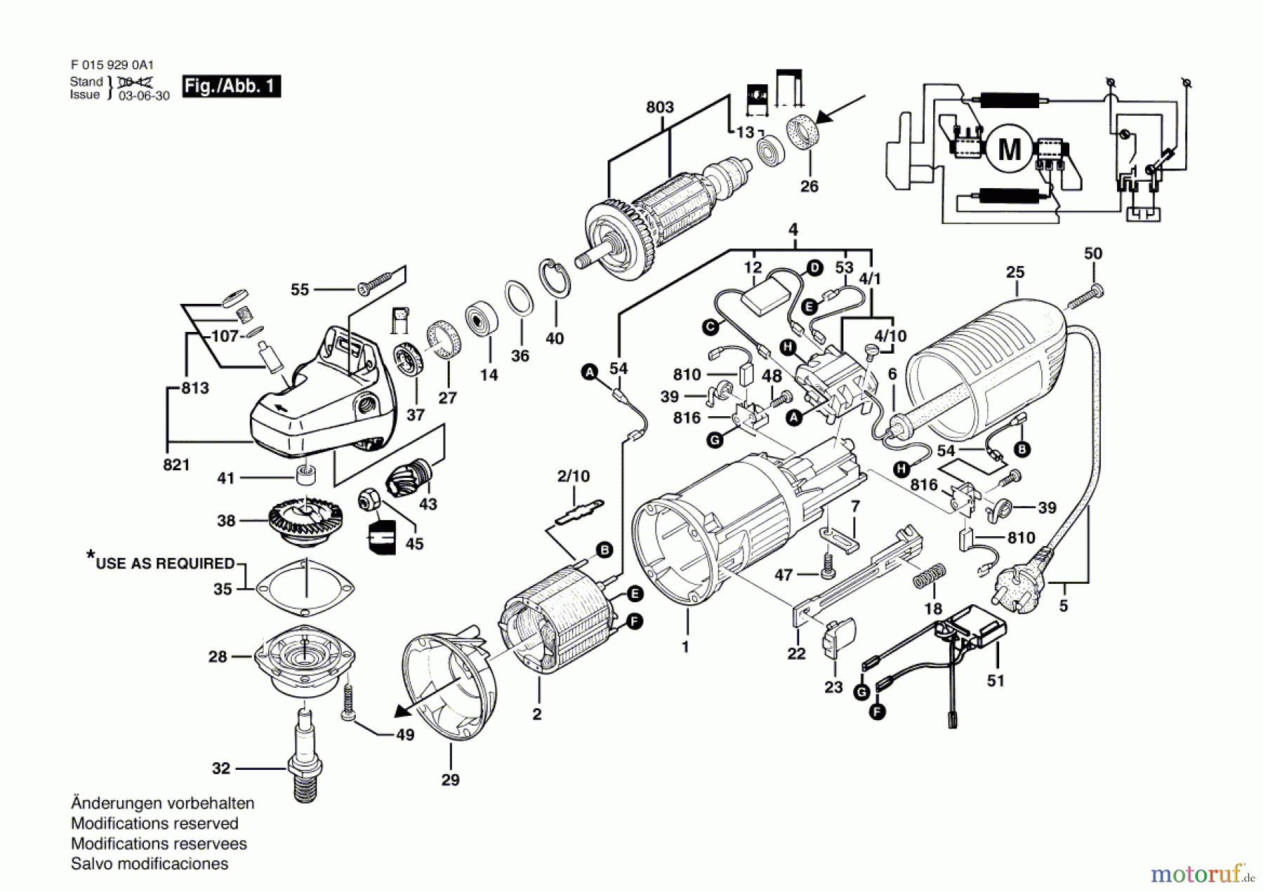  Bosch Werkzeug Winkelschleifer 9290 A1 Seite 1