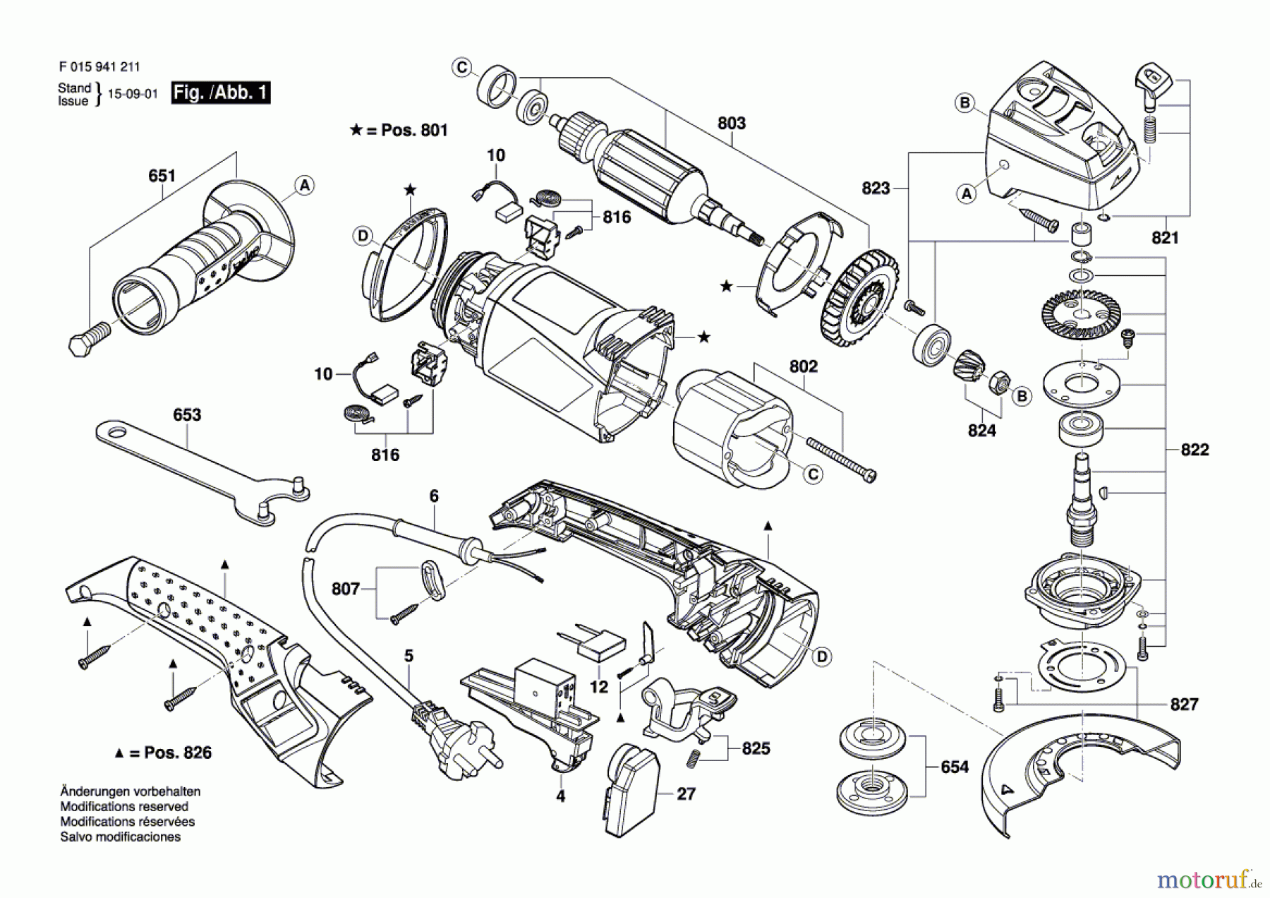  Bosch Werkzeug Pw-Winkelschleifer 9412 Seite 1
