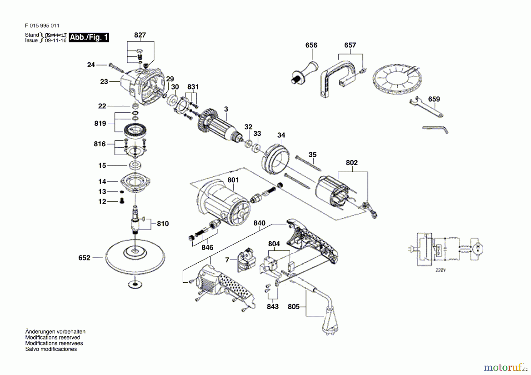  Bosch Werkzeug Winkelpolierer 9950 Seite 1