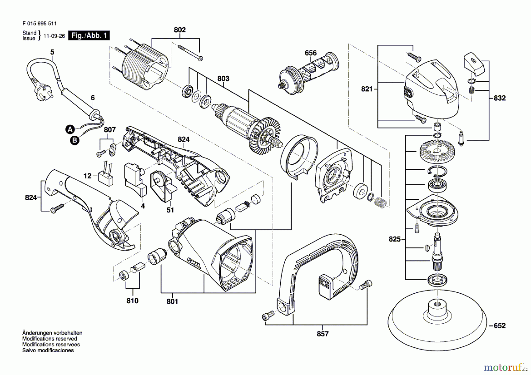  Bosch Werkzeug Winkelpolierer 9955 Seite 1