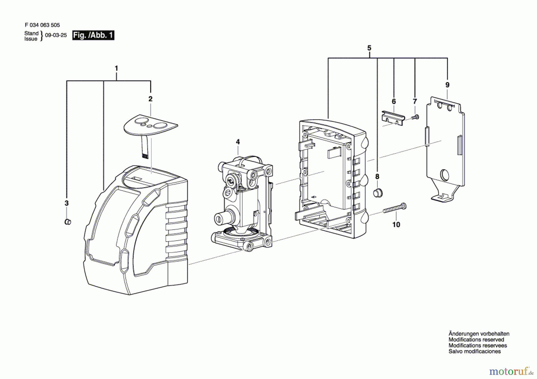 Bosch Werkzeug Optisches Nivelliergerät ILMXT-G Seite 1