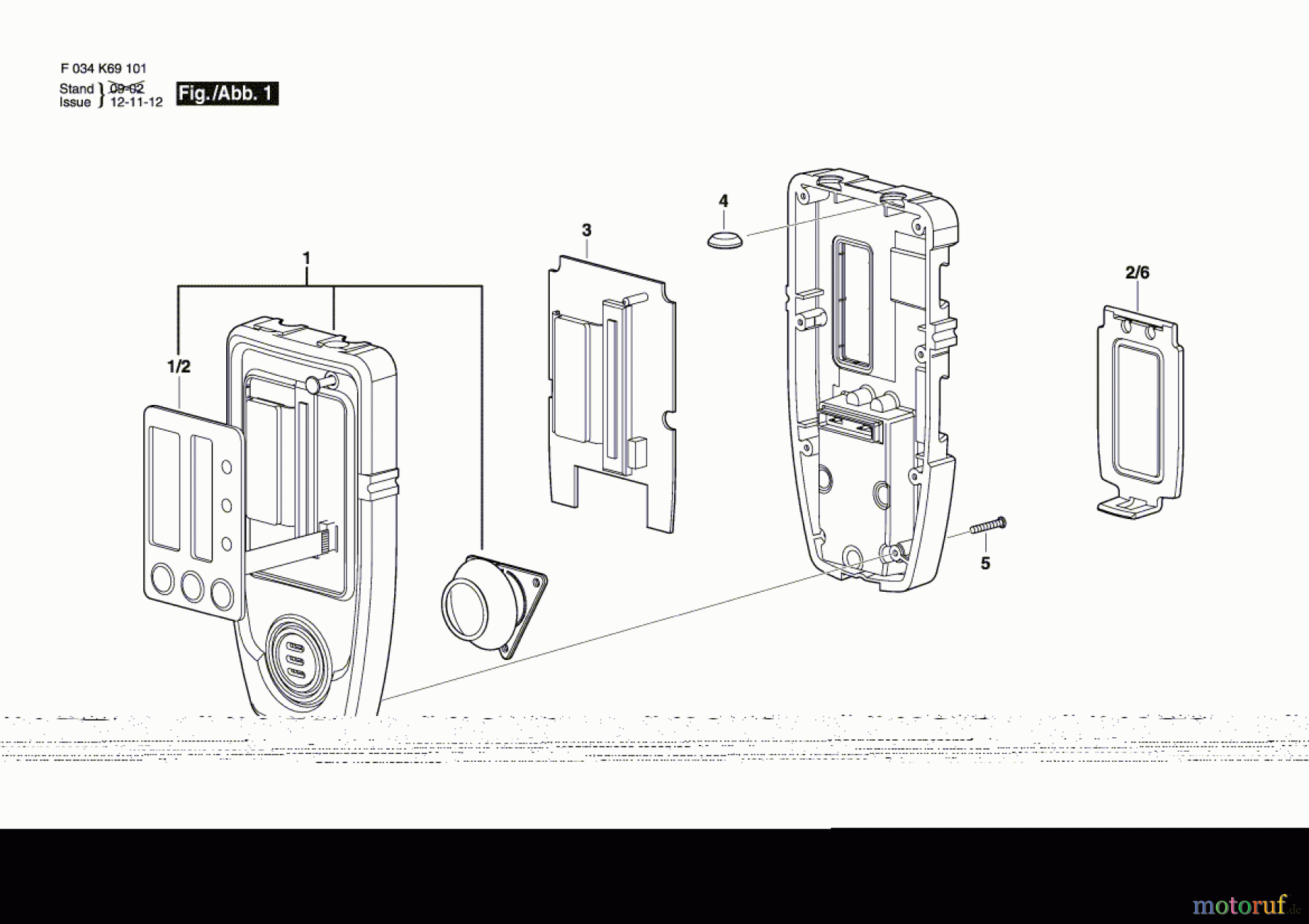  Bosch Werkzeug Lichtempfänger LD440 Seite 1