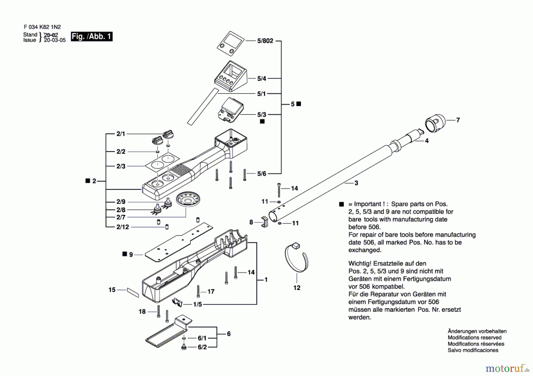  Bosch Werkzeug Metallortungsgerät MT100 Seite 1