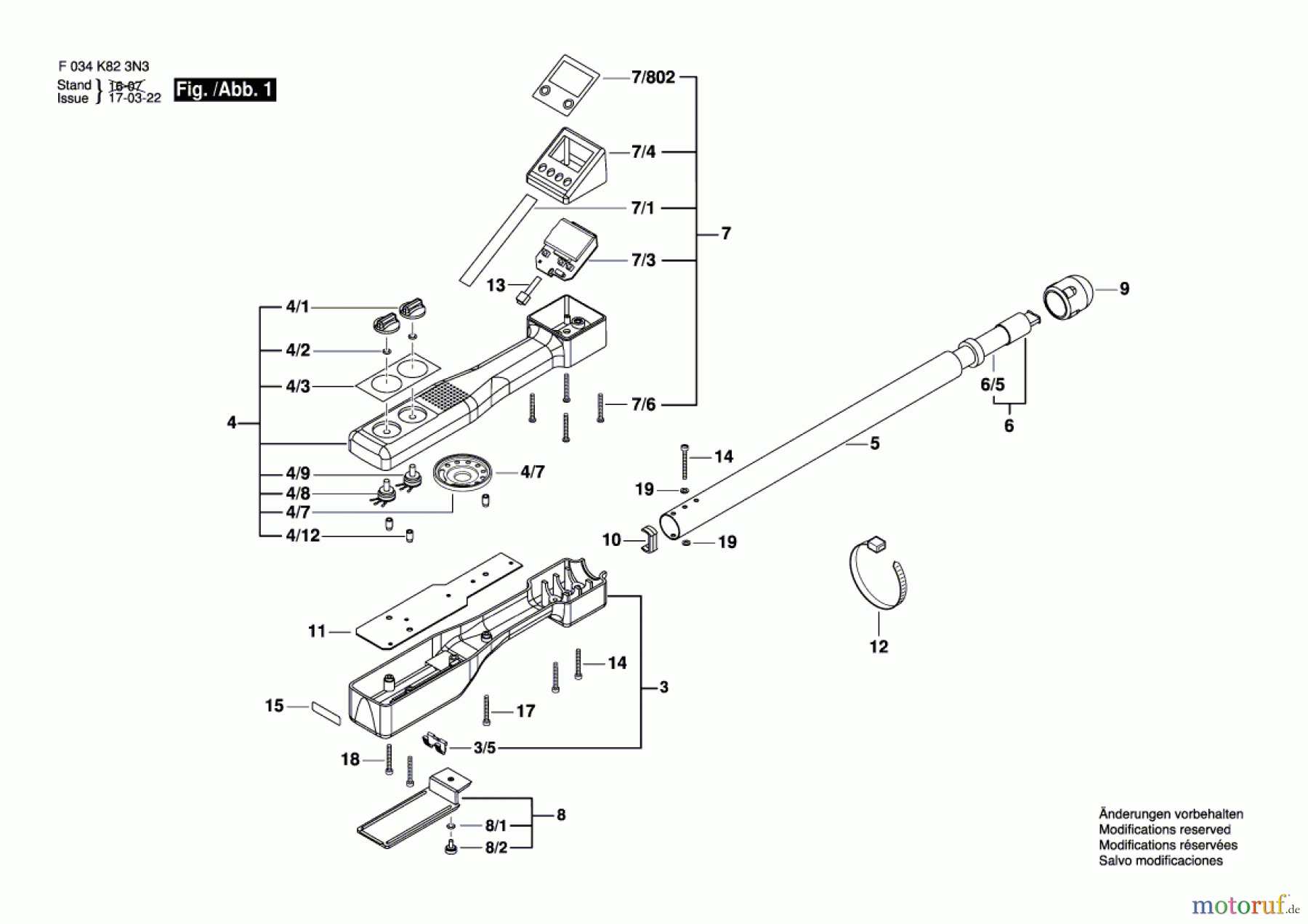  Bosch Werkzeug Metallortungsgerät 1-102 Seite 1