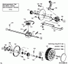 Floraself 4046 BLR 12A-T14X668 (1998) Listas de piezas de repuesto y dibujos Gearbox, Wheels