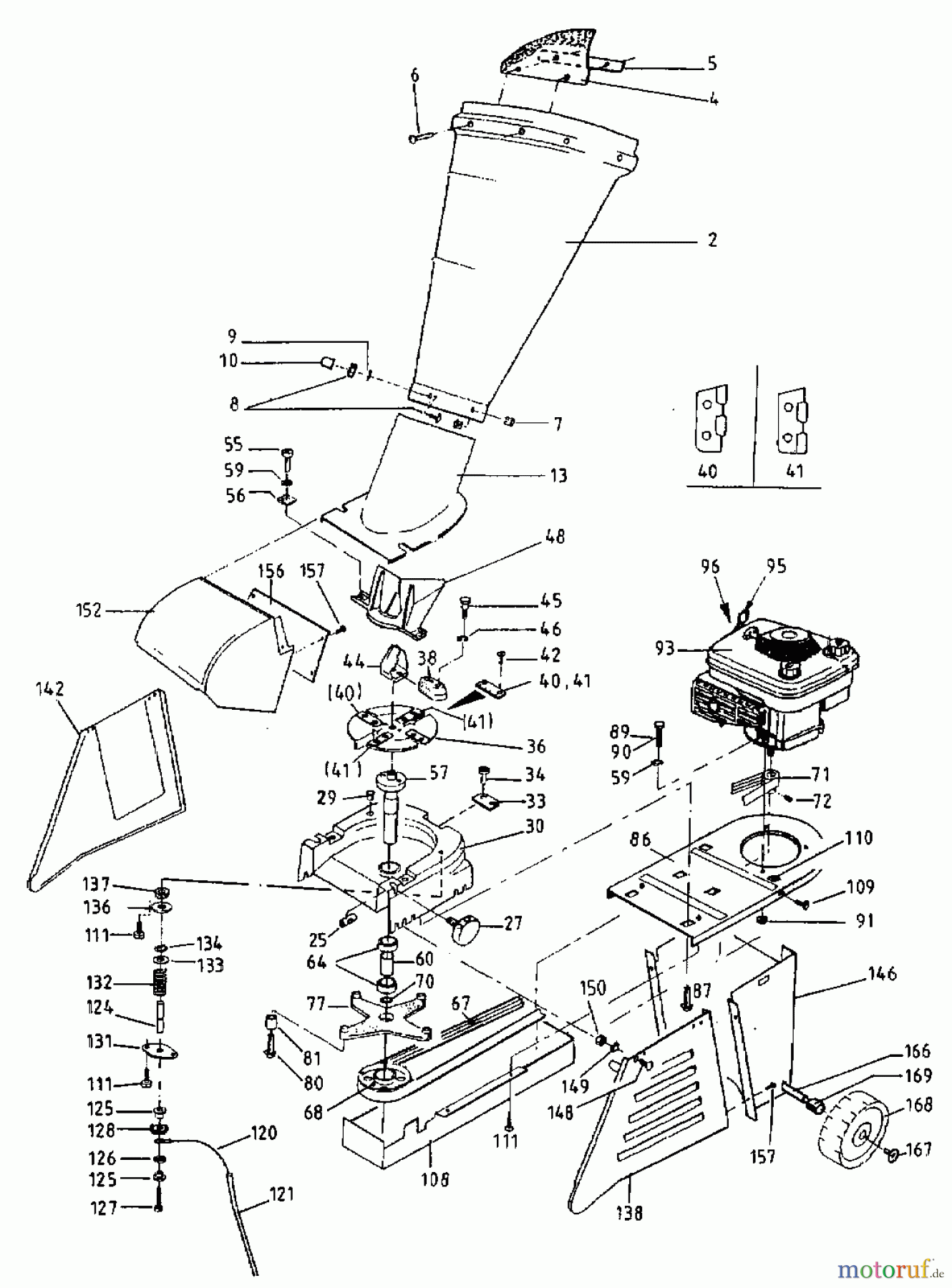 Bibermax Häcksler BM 300 B 24A-7332651 (2000) Grundgerät