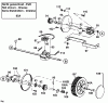 MTD GES 45 C 12B-T38V678 (2000) Listas de piezas de repuesto y dibujos Gearbox