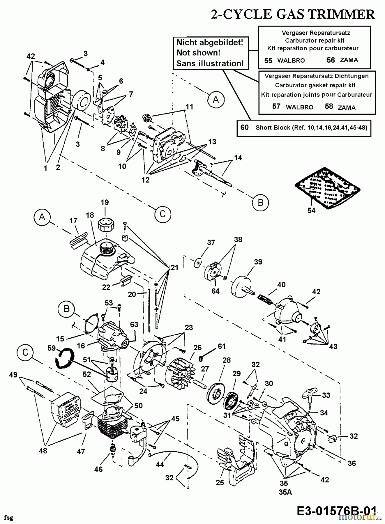  MTD Motorsensen 790 41AD790G678  (2001) Motor