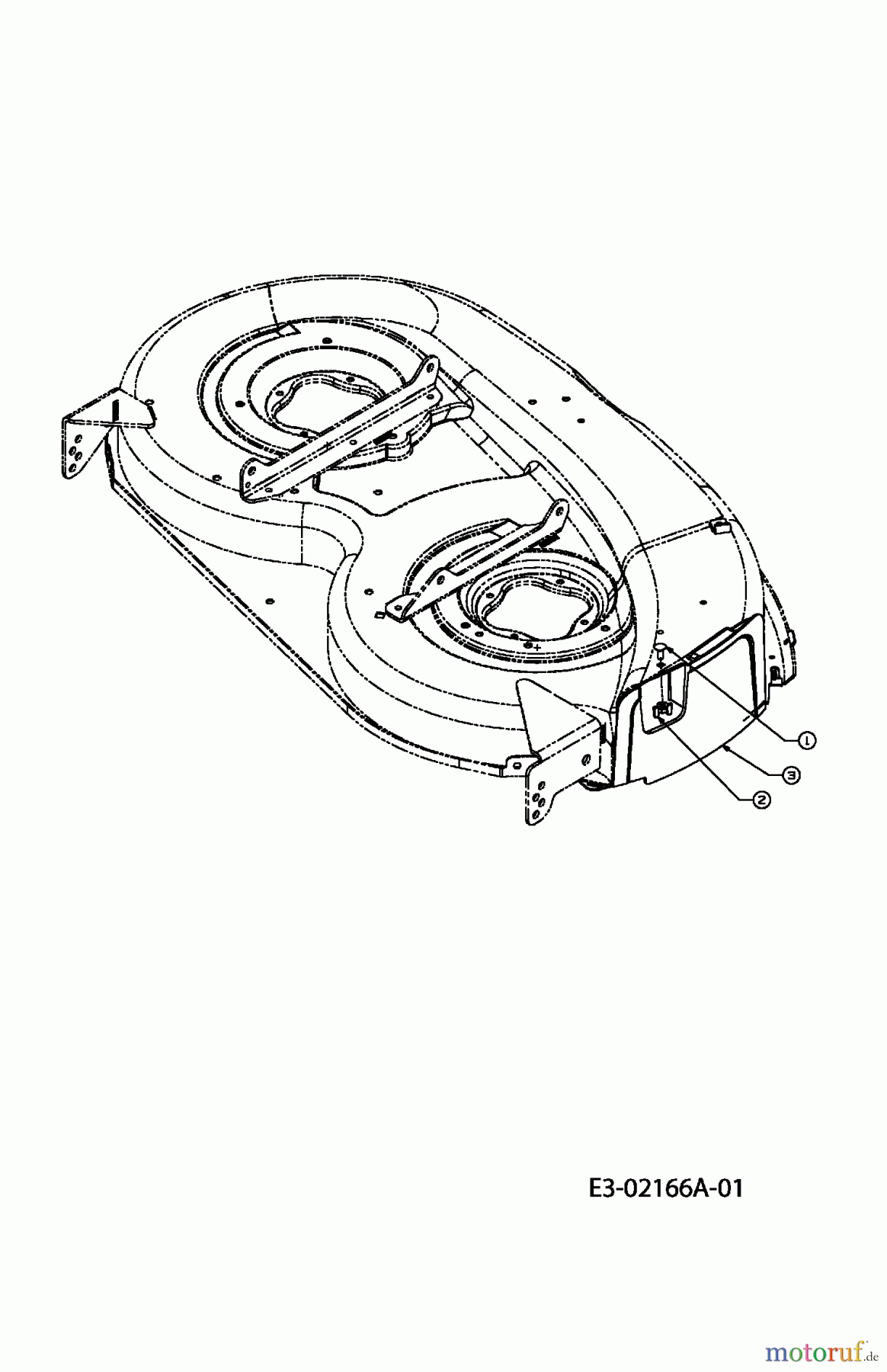  Greencut Rasentraktoren AT 100 13D1452F639  (2005) Mulch Kit