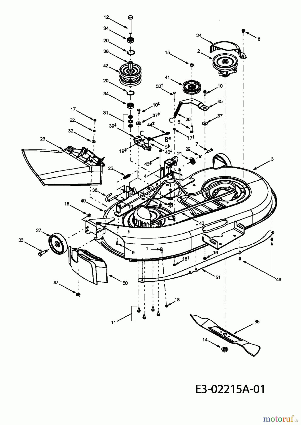  MTD Rasentraktoren H 180 13AQ698G678  (2004) Armaturenbrett