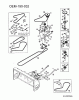 MTD Accessories Snow throwers for GT models OEM-190-032 (2006) Listas de piezas de repuesto y dibujos Milling drive