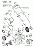 Ogrod Plus N 46 STO 45 12B-J2ME693 (2006) Listas de piezas de repuesto y dibujos Grass bag, Handle, Wheels