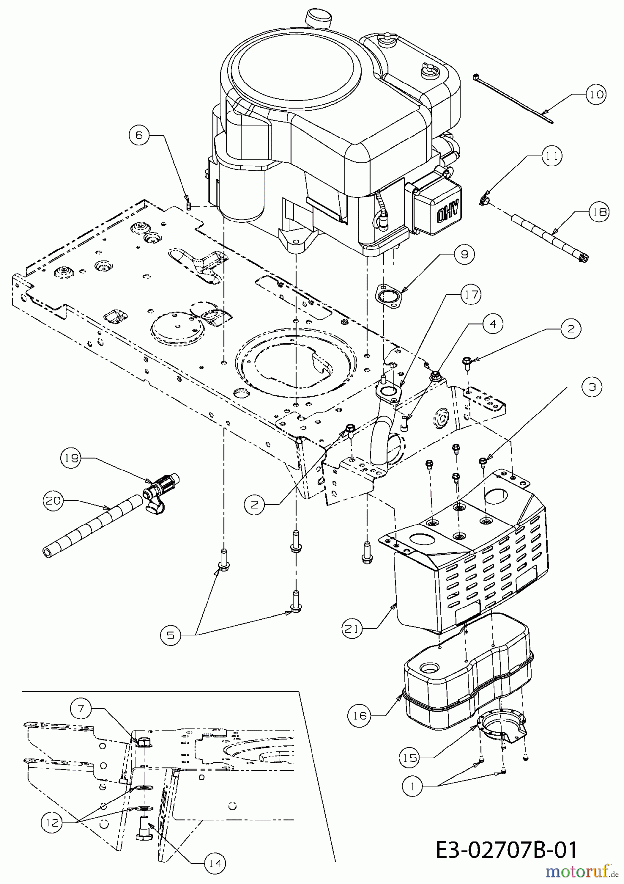  Bolens Rasentraktoren BL 155/92 AT 13A3785E684  (2008) Motorzubehör