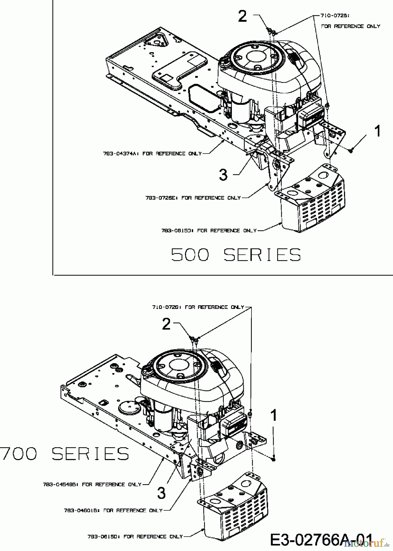  MTD ältere Modelle Rasentraktoren 15,5/107 13AM763G662  (2007) Hitzeschutz