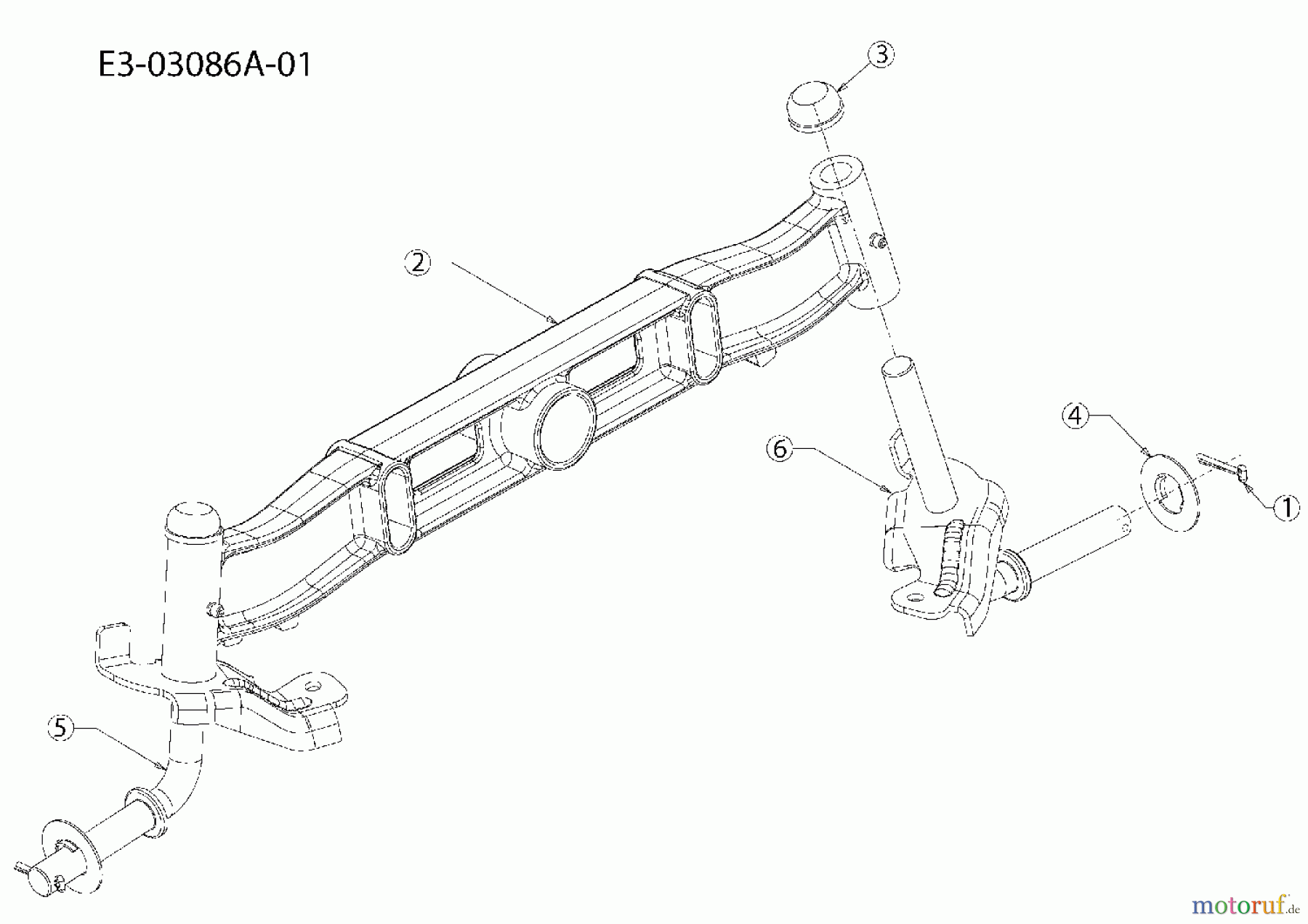  Massey Ferguson Rasentraktoren MF 42-20 SD 13AE11CG695  (2007) Vorderachse