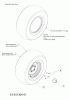 Cub Cadet CubCadet 4X4 37AP466D603 (2007) Ersatzteile Räder hinten 25x11