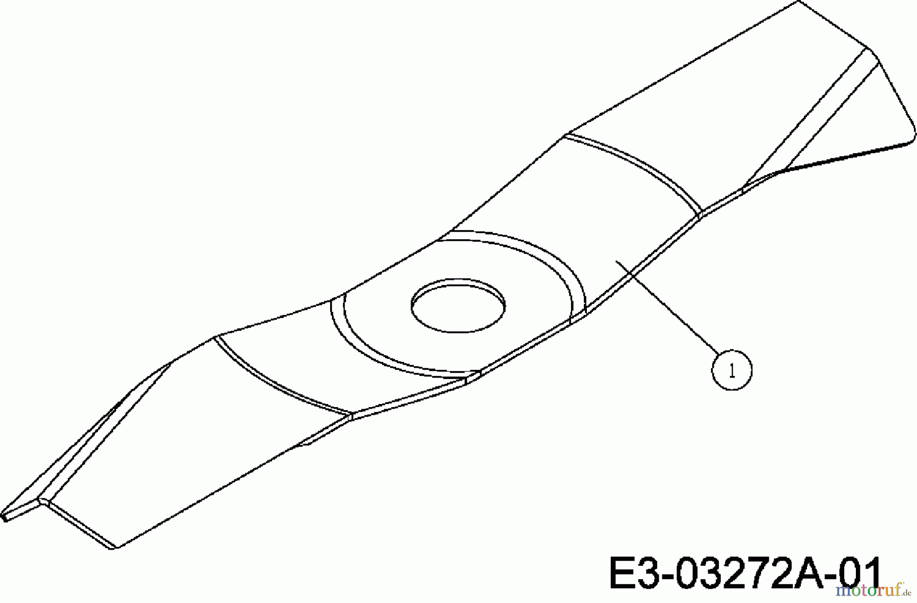  Terradena Elektromäher EM 1400 18C-N4S-651  (2009) Messer