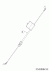 Wolf-Garten A 4600 11A-TOSC650 (2018) Listas de piezas de repuesto y dibujos Control cable brake