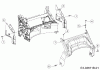 Wolf-Garten WA 46 11A-TU5N650 (2016) Listas de piezas de repuesto y dibujos Rear baffle
