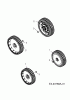 MTD SPK 48 12A-187D678 (2008) Listas de piezas de repuesto y dibujos Wheels