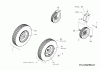 MTD WCM 84 12A-764T678 (2014) Spareparts Wheels