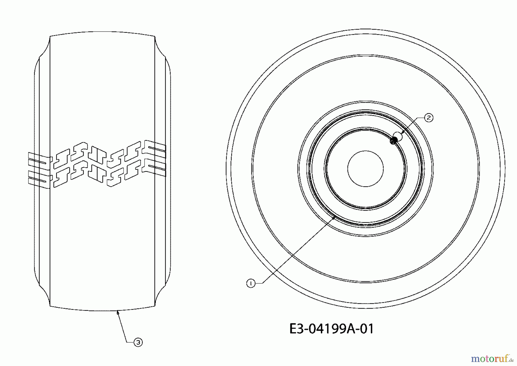  Cub Cadet Zero Turn RZT 54 17AI2ACK603  (2008) Räder hinten 20x10