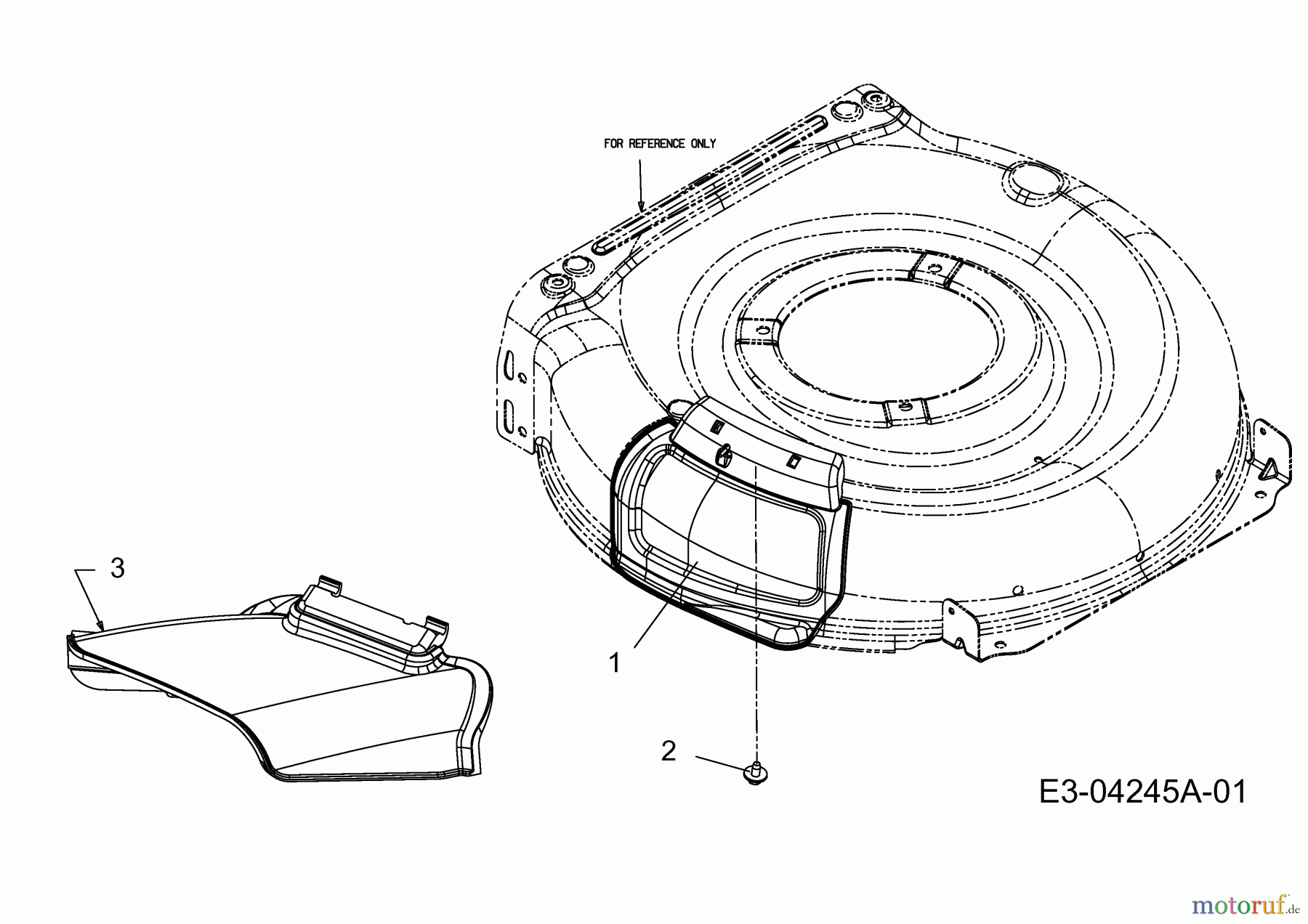  MTD Motormäher Smart 53 MB 11A-A05B600  (2014) Deflektor, Mulchklappe