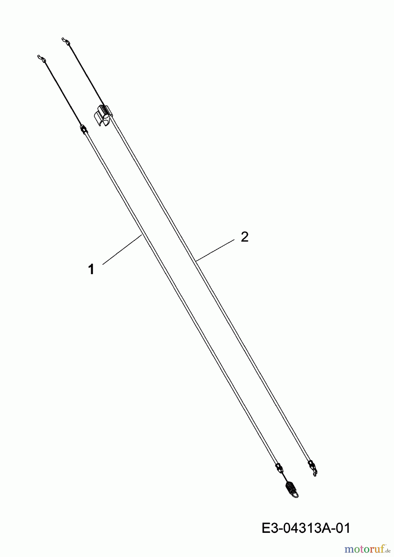  MTD Motormäher mit Antrieb SPK 53 HW 12AI867D678  (2008) Bowdenzüge Seriennr. ...K...