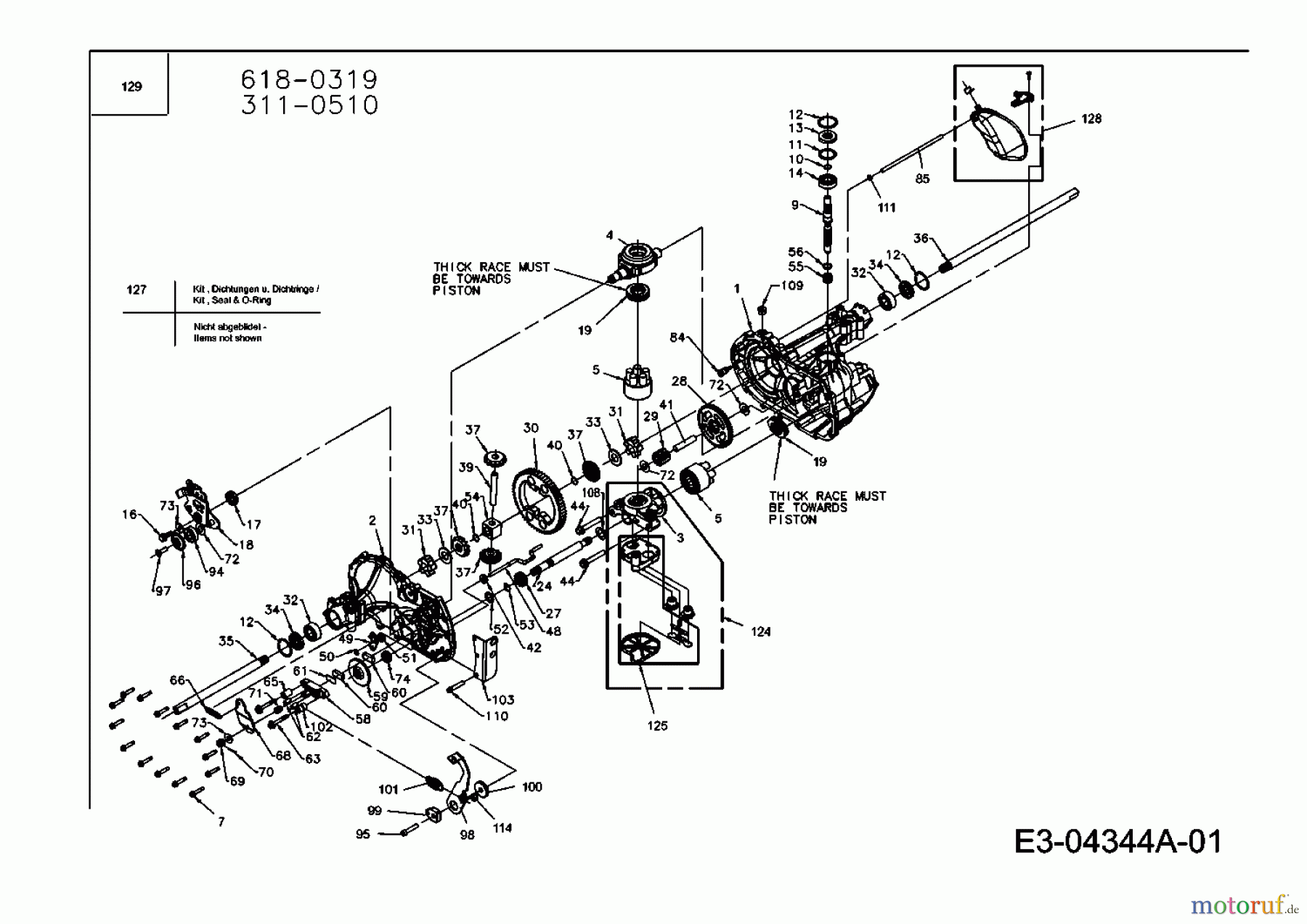  Gutbrod Rasentraktoren ELX 107 SHL-K 13AG91GG690  (2009) Hydrostat